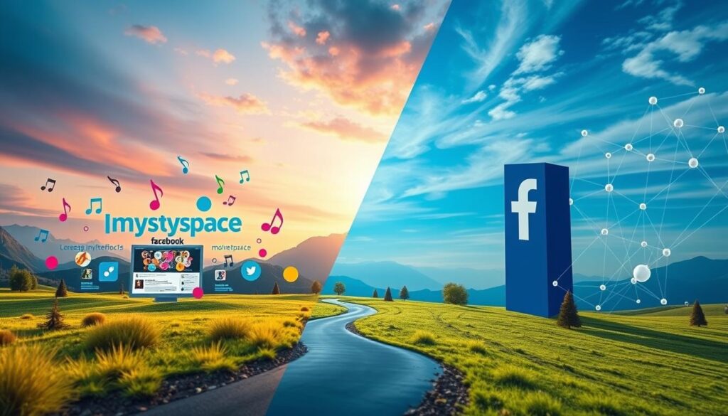 myspace vs. facebook history