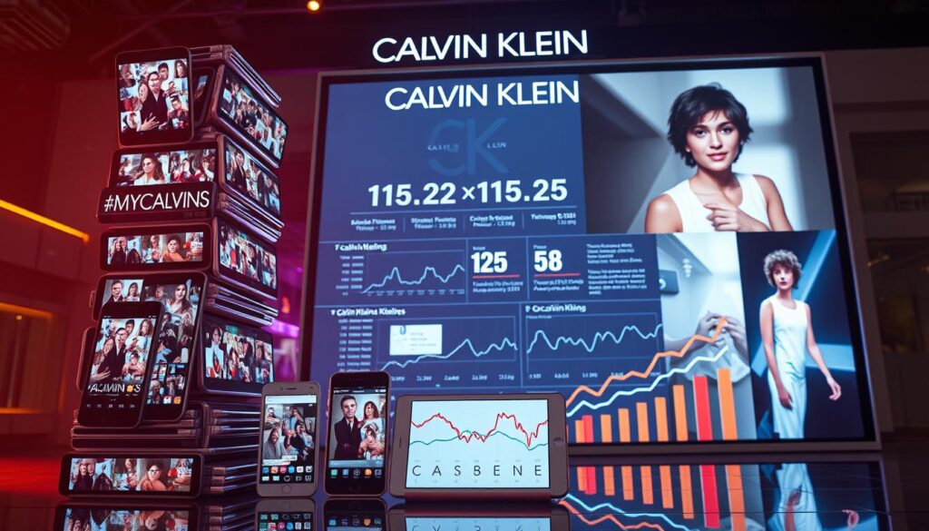 Calvin Klein's social media growth