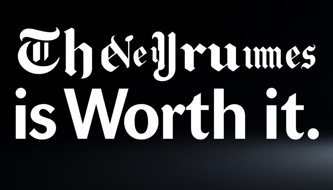 The New York Times’ “The Truth Is Worth It” Campaign